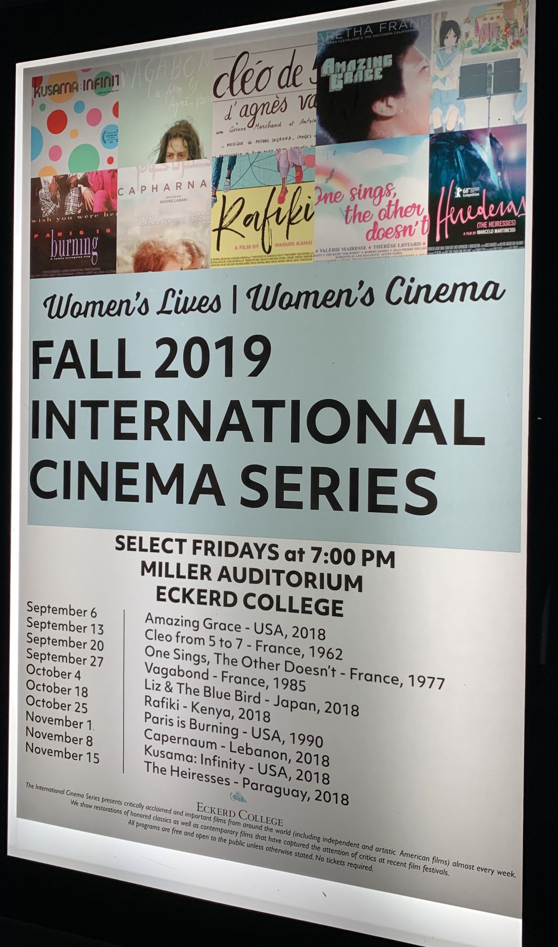 International Cinema Series Poster
